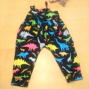 Toddler Girls Jumpsuit One Piece Dinosaur Size 2T